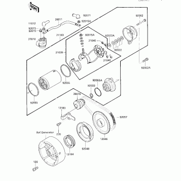 STARTER MOTOR/STARTER CLUTCH