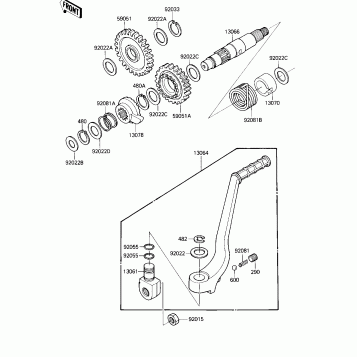 KICKSTARTER MECHANISM