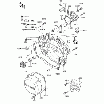 ENGINE COVERS/WATER PUMP