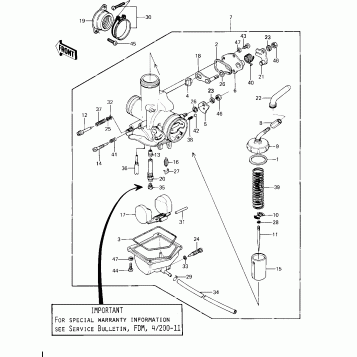 CARBURETOR (F/NO. 522925-)