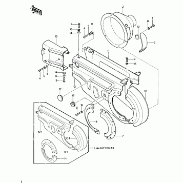 CHAIN CASE (KLT200-A2/A3)