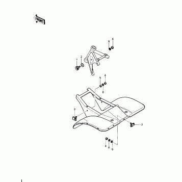 REFLECTORS (CANADA) ('81-'82 KLT200-A1/A