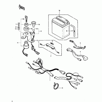 CHASSIS ELECTRICAL EQUIPMENT ('81-'82 KL