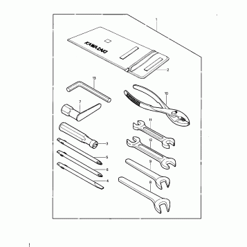 OWNER TOOLS ('81-'82 KLT200-A1/A2/A3)