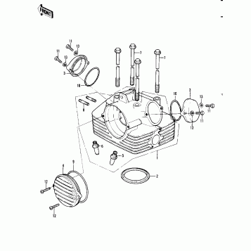 CYLINDER HEAD/COVERS ('82 A1)