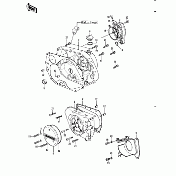 ENGINE COVERS ('82 A1)