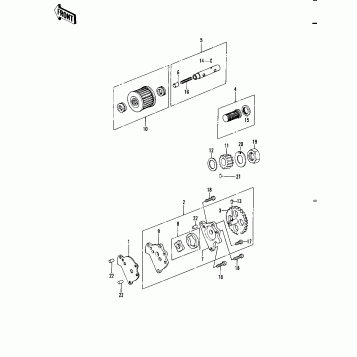 OIL PUMP/OIL FILTER ('82 A1)