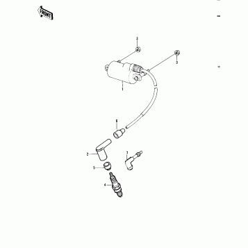 IGNITION COIL ('82 A1)