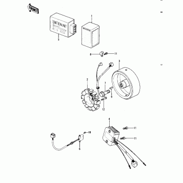 IGNITION/GENERATOR/REGULATOR ('82 A1)