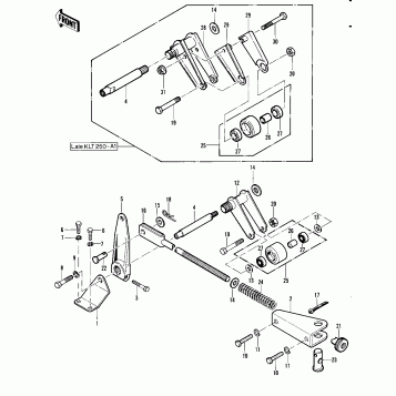 CHAIN TENSIONER ('82 A1)