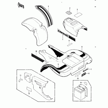 LABELS (BLACK MODEL) ('82 A1)