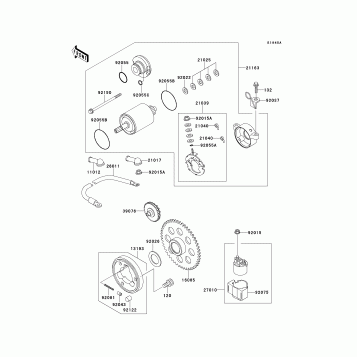 Starter Motor(KLF220-A9)