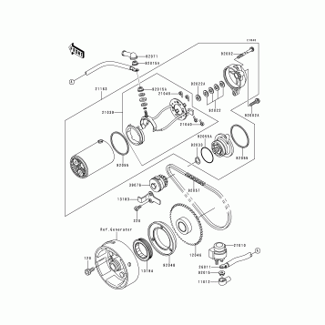 Starter Motor(KLF300-B1)