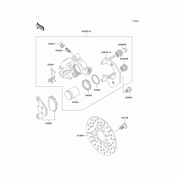 Front Brake(KLF300-B17)