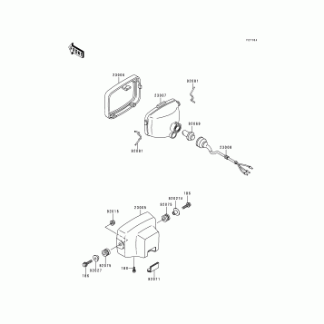 Headlight(s)(KLF300-B8/B9)