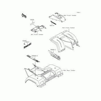 Decals(Gray)(KLF400-B2)