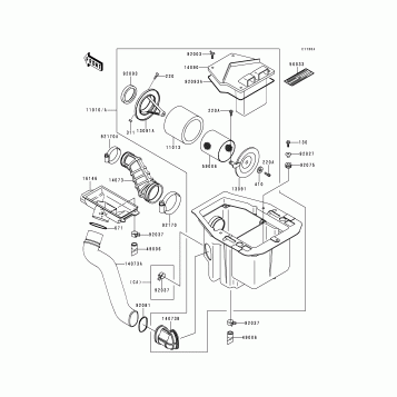 Air Cleaner(KLF400-B7)