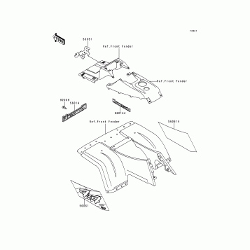 Decals(Ebony)(KLF400-B4)
