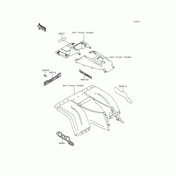 Decals(Green)(KLF400-B5)