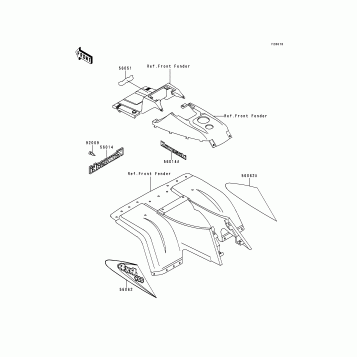Decals(Green)(KLF400-B6)