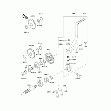 Kickstarter Mechanism(-SF250A026491)