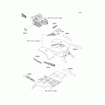 Decals(KSF250-A10-A12)