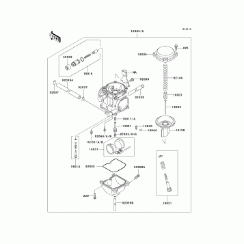Carburetor(KSF250-A17/A18)