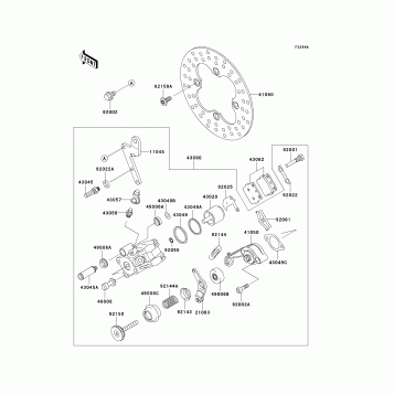 Rear Brake(KSF250-A18)