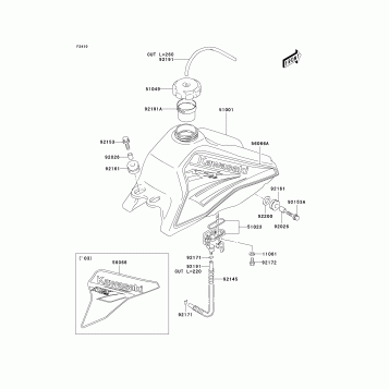 Fuel Tank(KSF80-A1/A2)