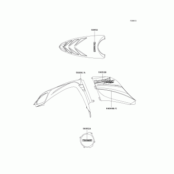 Decals(Green)(KSV700-A2)