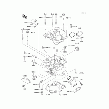 Cylinder Head(VF400AE515523-)