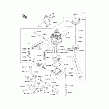 Carburetor(VF400AE515523-)