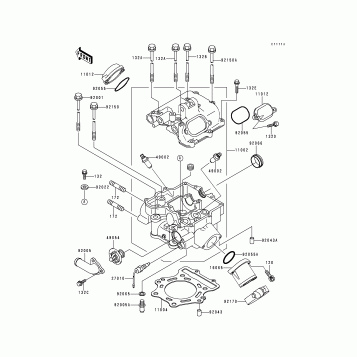 Cylinder Head(VF400AE520628-)