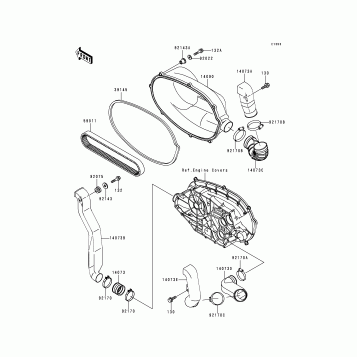 Converter Cover/Drive Belt