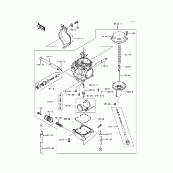 Carburetor(-VF400AE520627)