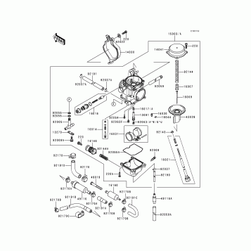 Carburetor(VF400AE520628-)