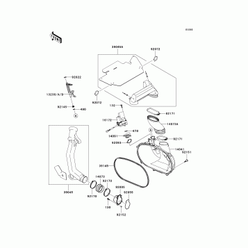 Converter Cover/Drive Belt