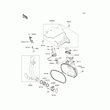 Converter Cover/Drive Belt