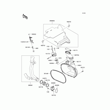 Converter Cover/Drive Belt