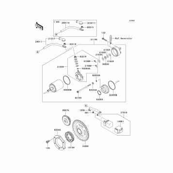 Starter Motor(E6F/E7F/E8F)