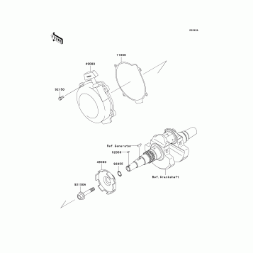 Recoil Starter(VF650AE640352-)