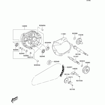 Gear Change Drum/Shift Fork(s)