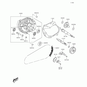 Gear Change Drum/Shift Fork(s)