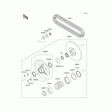Driven Converter/Drive Belt