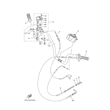STEERING HANDLE CABLE