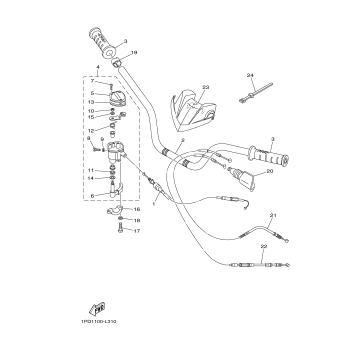 STEERING HANDLE CABLE