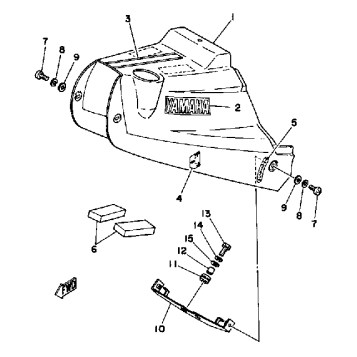 SIDE COVER YT125G - H