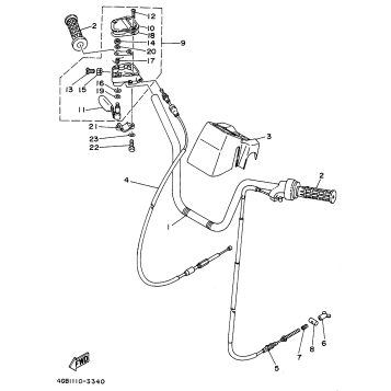 STEERING HANDLE - CABLE