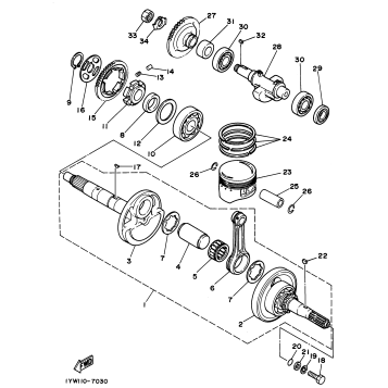 CRANKSHAFT PISTON