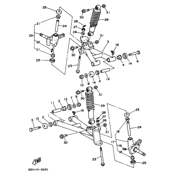 FRONT SUSPENSION - WHEEL